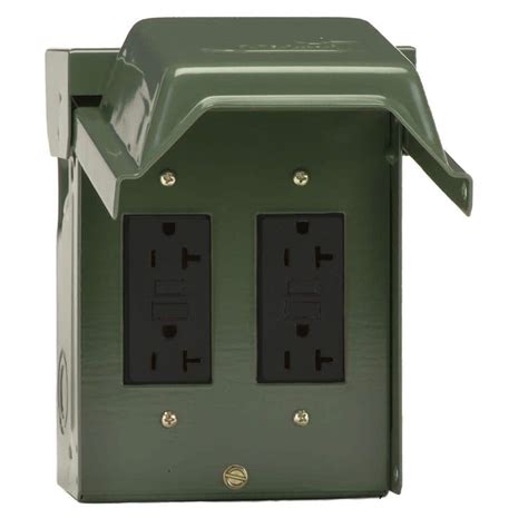 outdoor electrical box home depot|large waterproof electrical boxes outdoor.